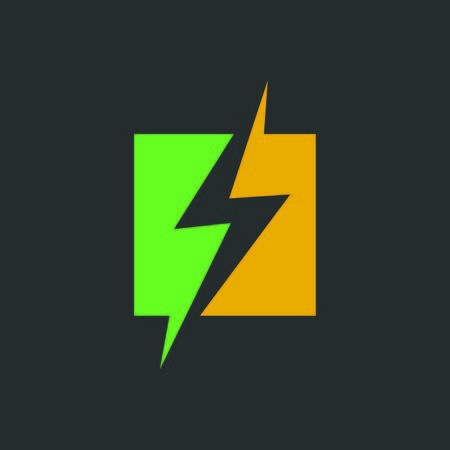 450x450 Flash Logo Vector Generic Logo Type Isolated Emblem Royalty Free