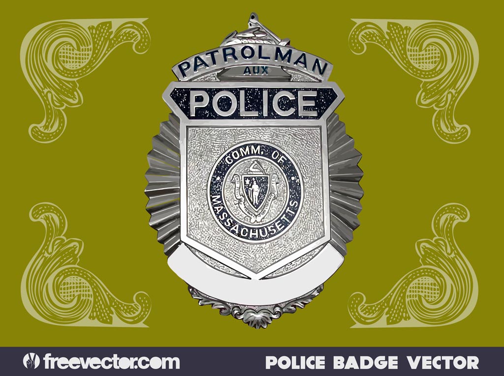1024x765 Police Badge Graphics Vector Art Graphics