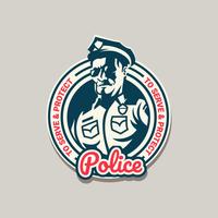 200x200 Police Badges Free Vector Art