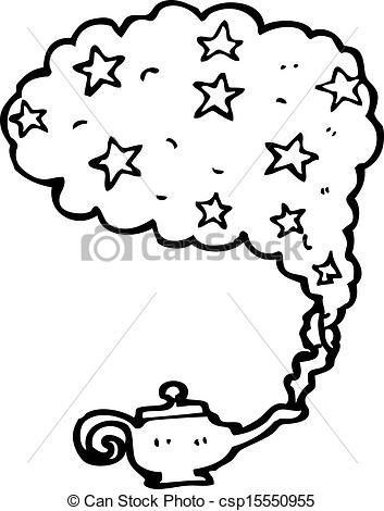 353x470 Genie In A Bottle Clipart