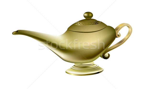 600x375 Genie Lamp Vector Illustration Paul Brittenham