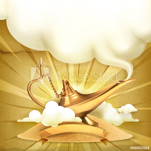 500x500 Genie L Vector Illustration