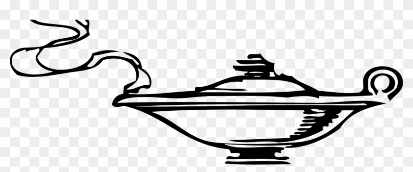 840x351 Genie In The Lamp Clip Art Free Vector