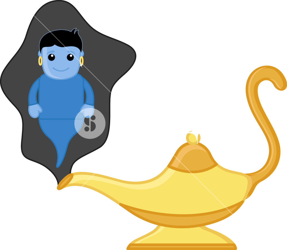 1000x871 Magic Lamp Genie