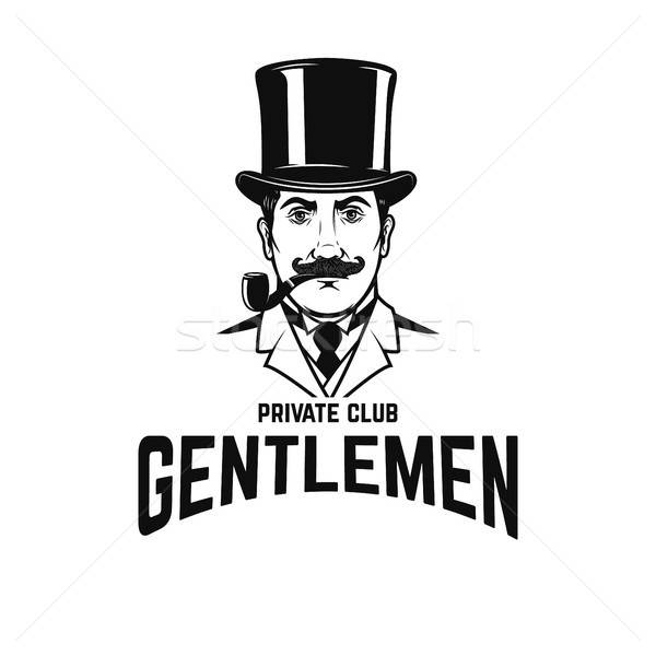 Private Gentlemen Club Gentleman In Retro Hat And With Smoking 600x600 Private Gentlemen Club Gentleman In Retro Hat And With Smoking