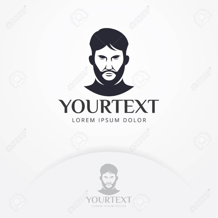 Vector Man Gentleman Logo Design Vector Illustration Bearded Man 736x736 Vector Man Gentleman Logo Design Vector Illustration Bearded Man