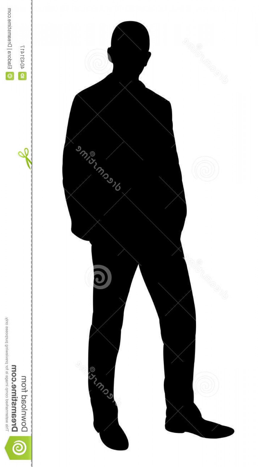 868x1560 Royalty Free Stock Photography Standing Man Silhouette Vector