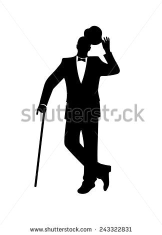 324x470 Silhouette Of A Gentleman In A Tuxedo