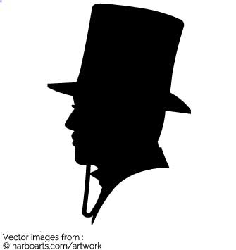 Gentleman Silhouette Vector at Vectorified.com | Collection of ...