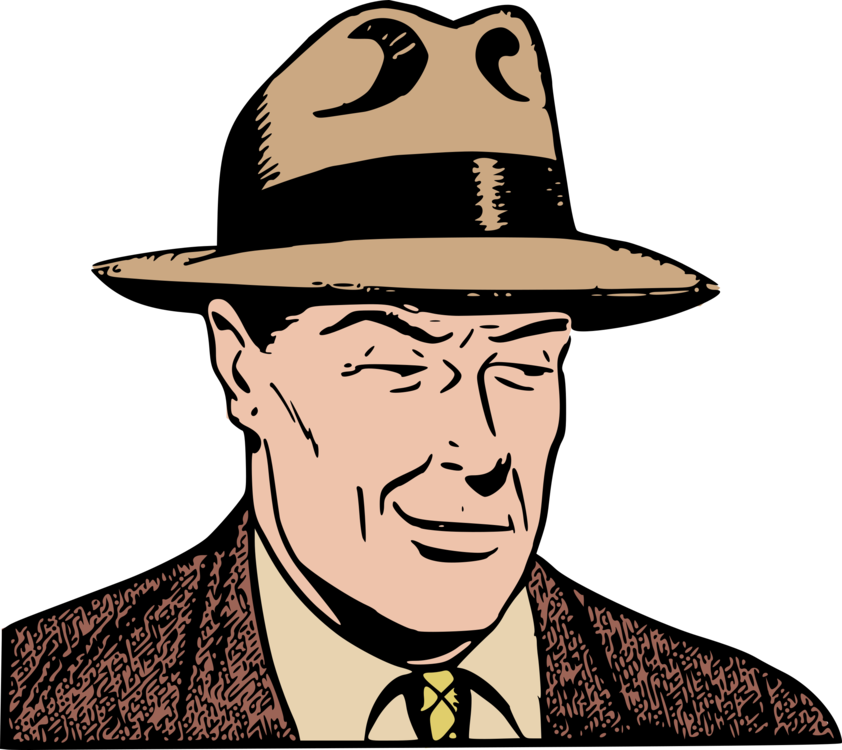842x750 Human Behavior,fedora,gentleman Clipart