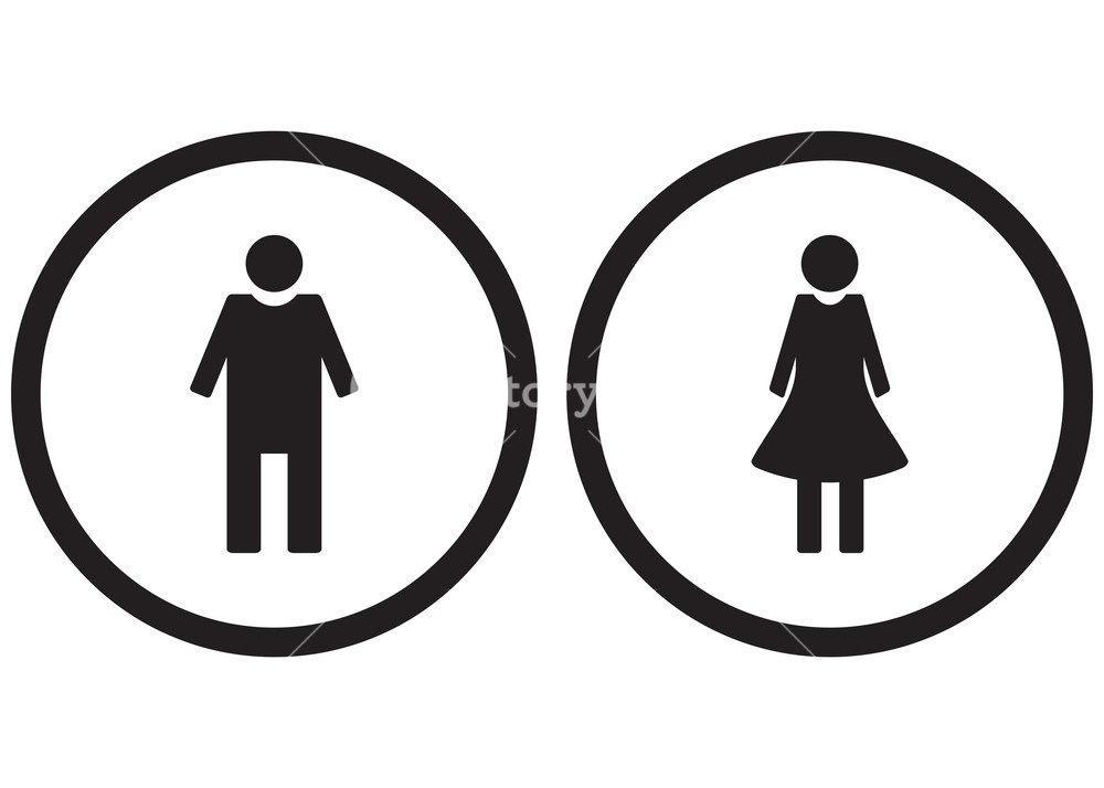 1000x714 Icon Set Gender Male And Female Restroom Symbol Toilet, Lady