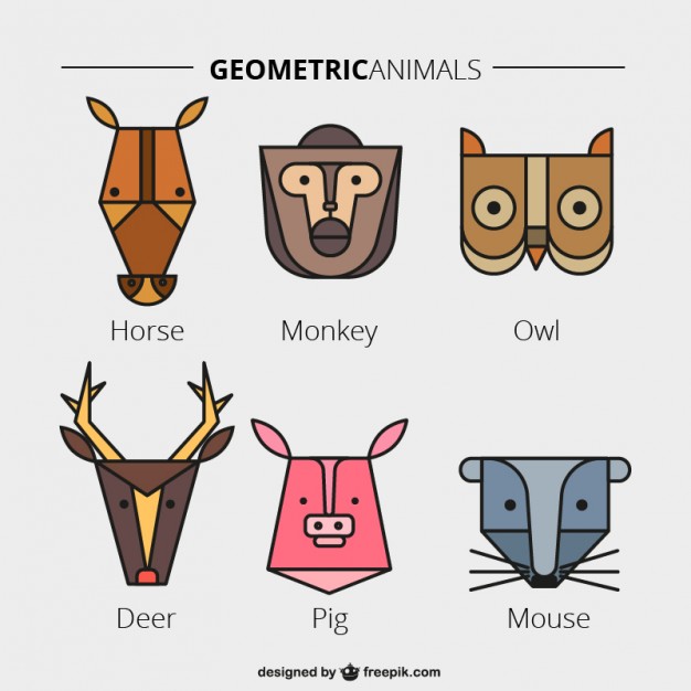 Geometric Animals Vector at Vectorified.com | Collection of Geometric ...