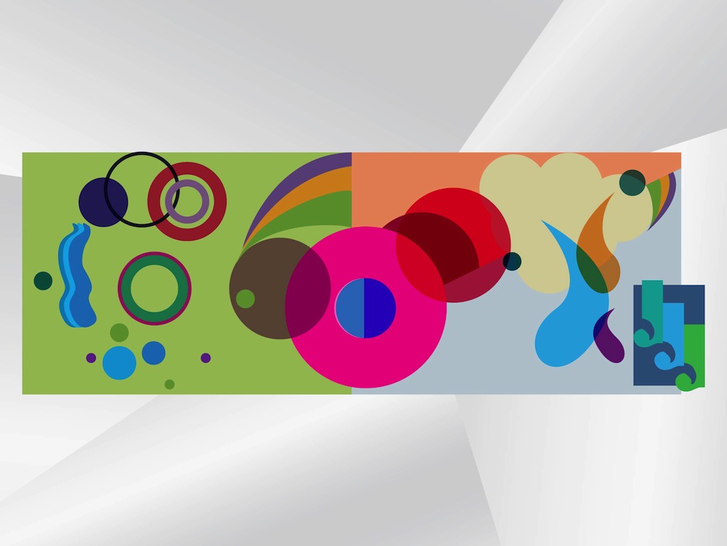 1024x769 Geometric Banner Vector Art Graphics