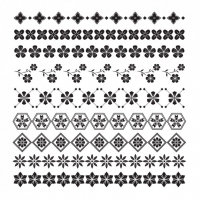 Geometric Border Free Vector Graphic Art Free Download 200x200 Geometric Border Free Vector Graphic Art Free Download