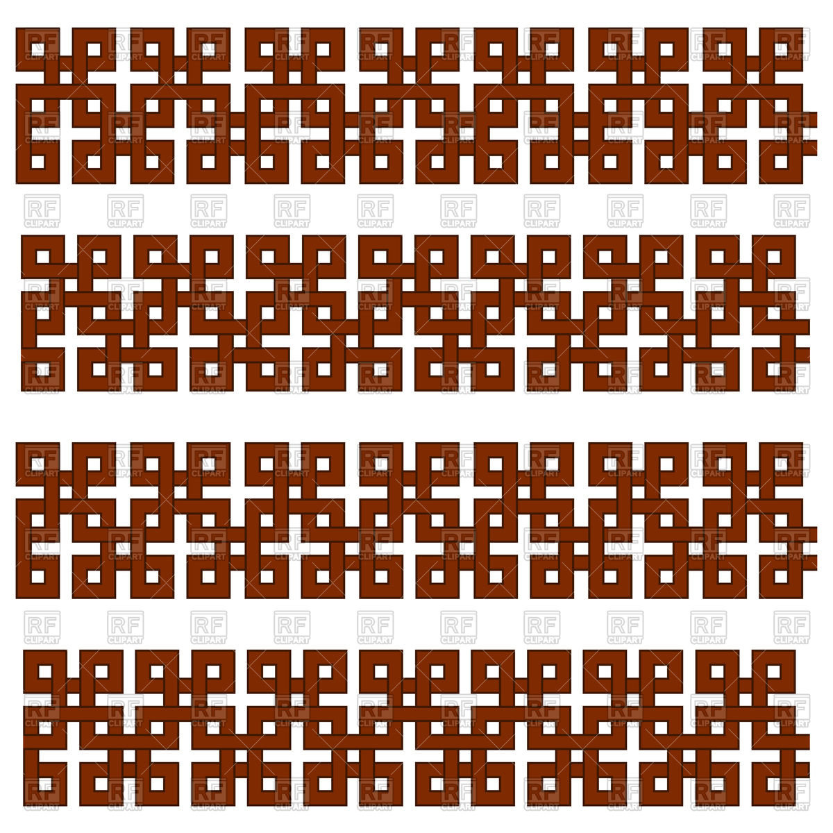 Oriental Geometric Seamless Borders Vector Image Of Objects 1200x1200 Oriental Geometric Seamless Borders Vector Image Of Objects