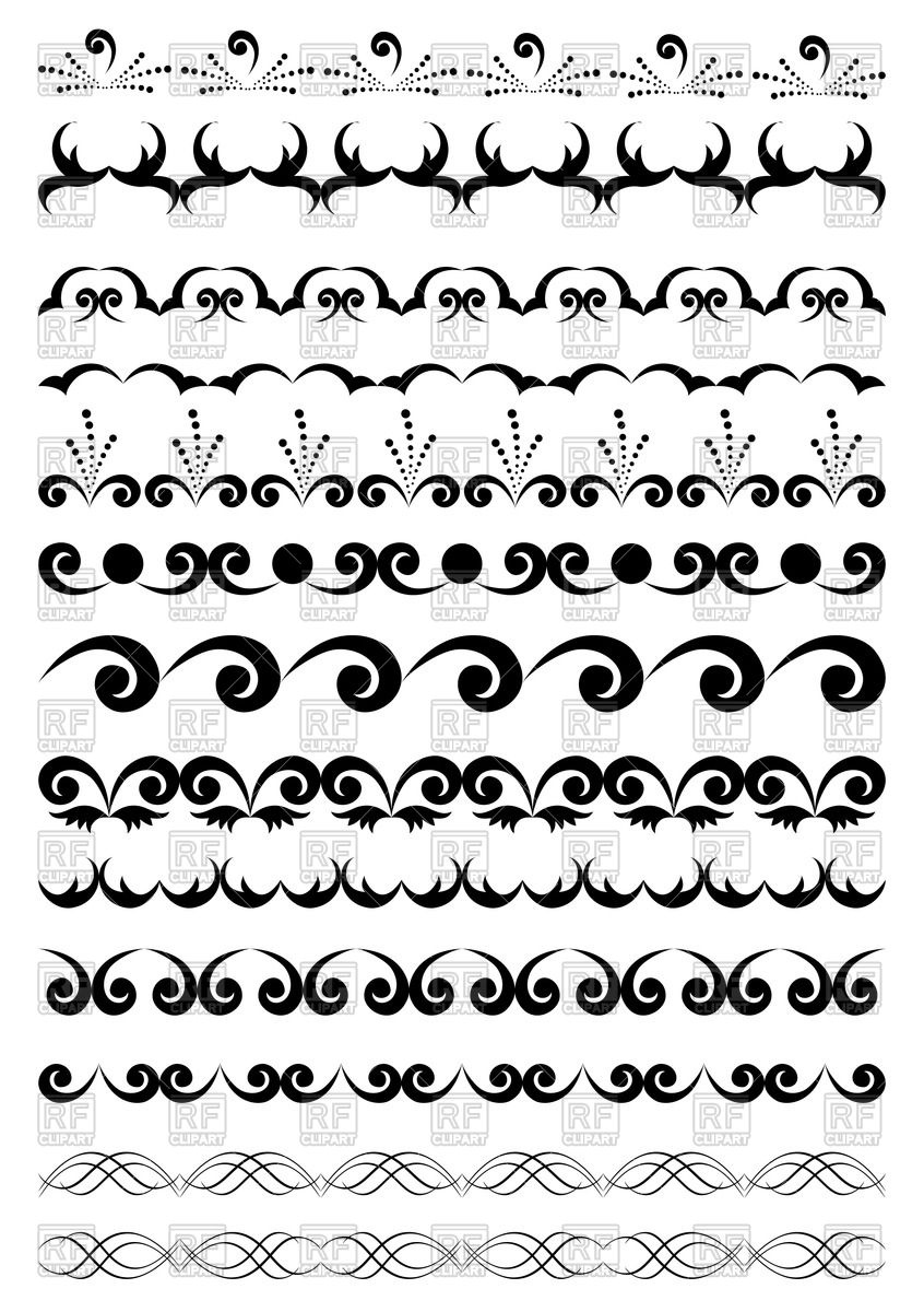 Black Geometric Borders Vector Image Of Borders And Frames 846x1200 Black Geometric Borders Vector Image Of Borders And Frames