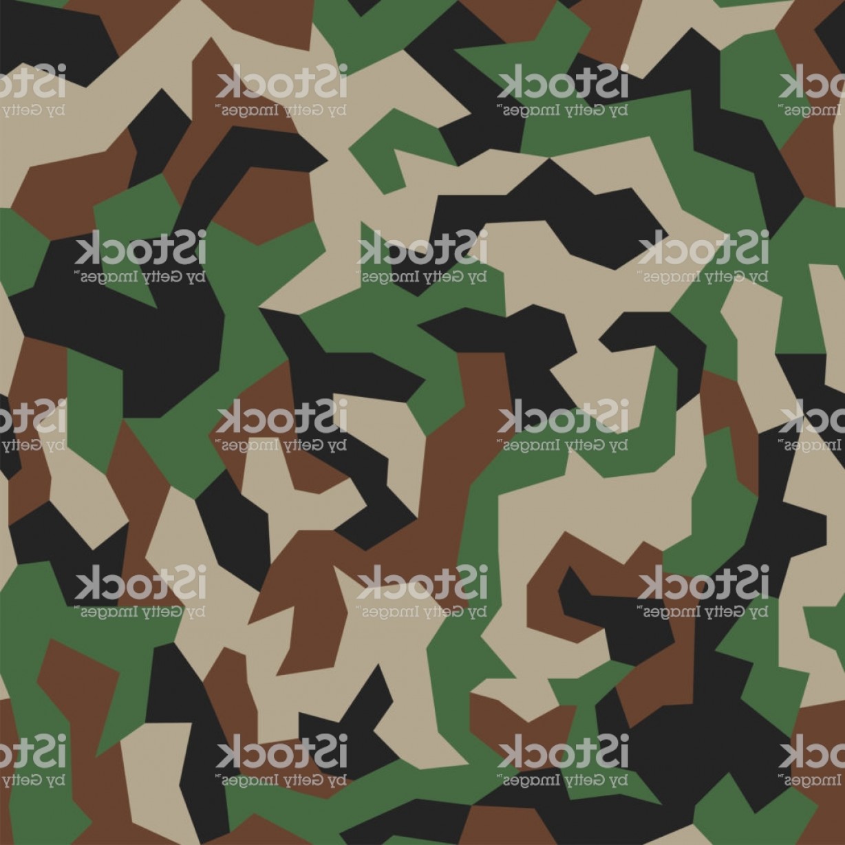 1228x1228 Geometric Camo Seamless Pattern Abstract Military Or Hunting