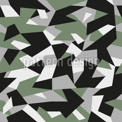 400x400 Geometric Camouflage Vector Ornament