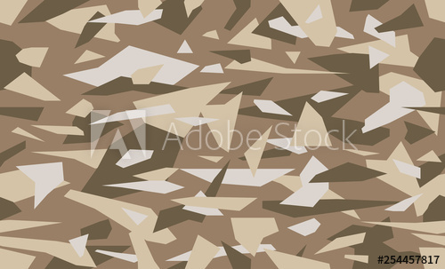 500x303 Geometric Camouflage Vector Military Camo Seamless Pattern New