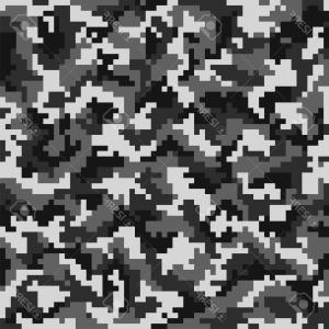 300x300 Hexagonal Snow Camouflage Seamless Patttern Abstract Geometric