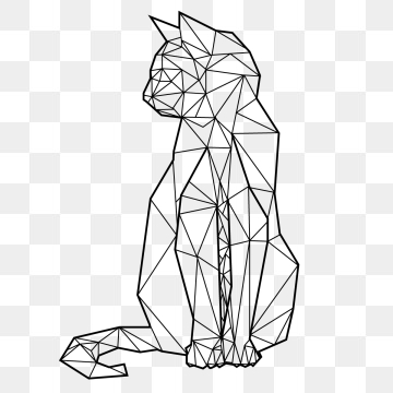 360x360 Free Download Cats Side Png Images, Cartoon, Flat, Kitty