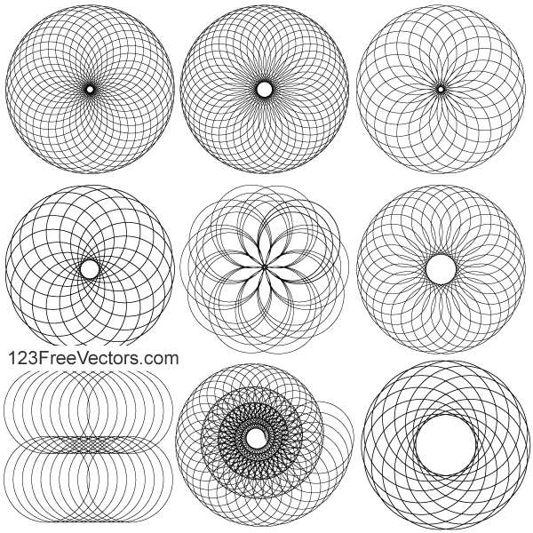 Geometric Circle Vector at Vectorified.com | Collection of Geometric