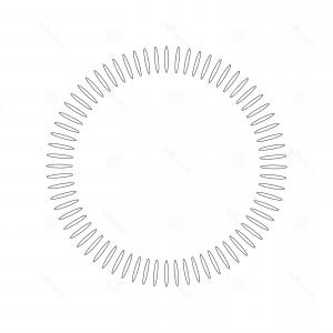 300x300 Geometric Circle Element Made Radiating Shapes Abstract Circle