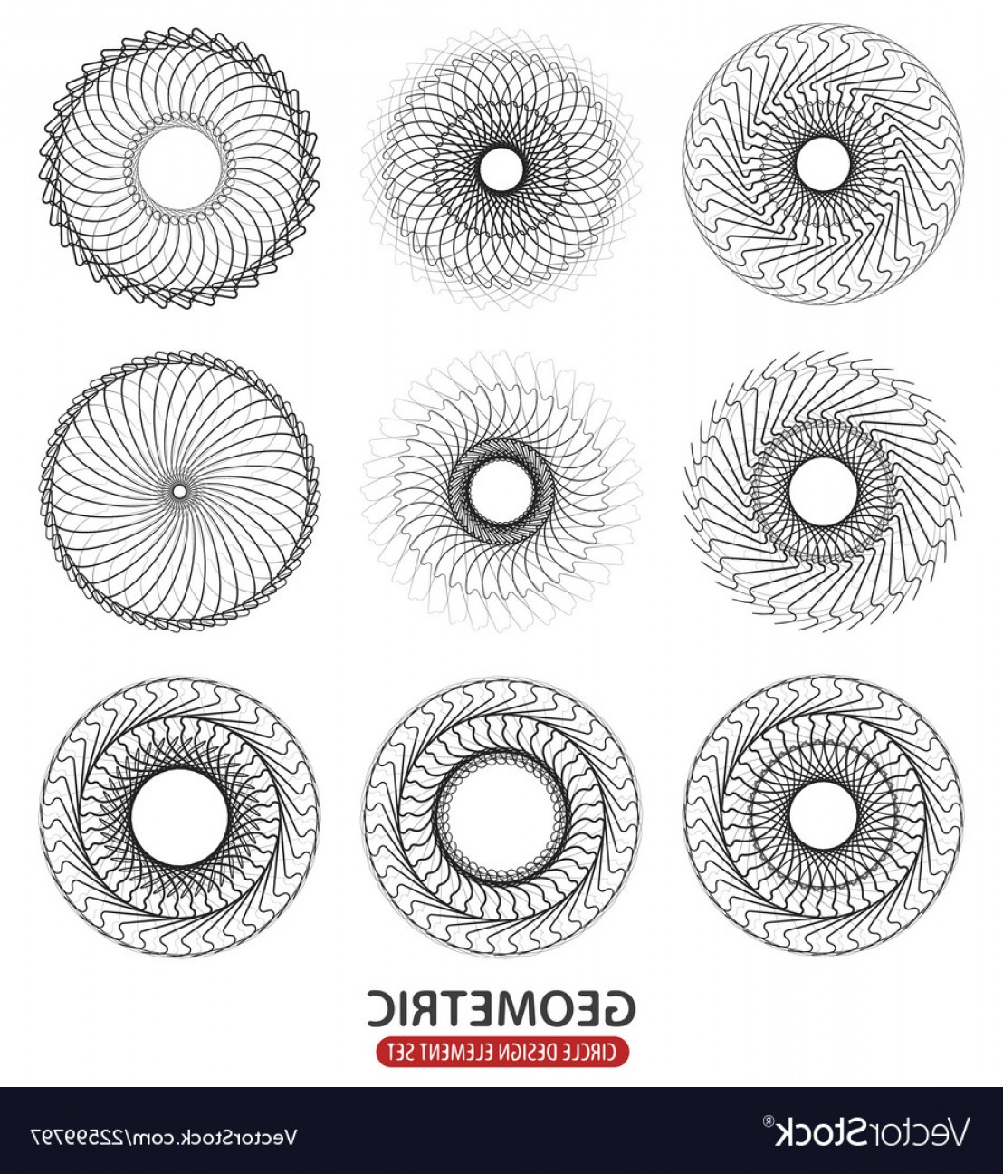 1108x1296 Geometric Circle Vector Soidergi