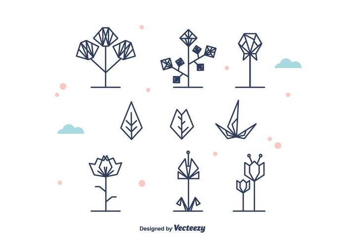 Geometric Flower Free Vector Art 700x490 Geometric Flower Free Vector Art