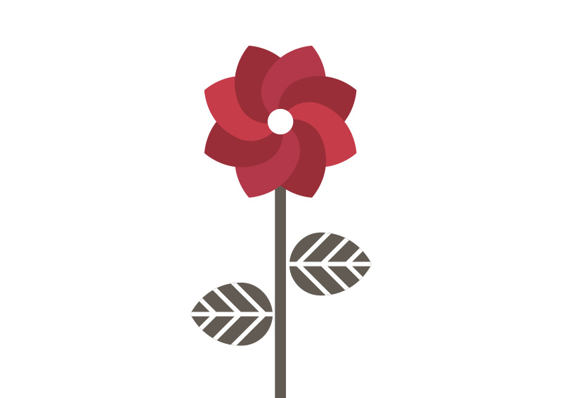 Simple Geometric Flower 800x566 Simple Geometric Flower