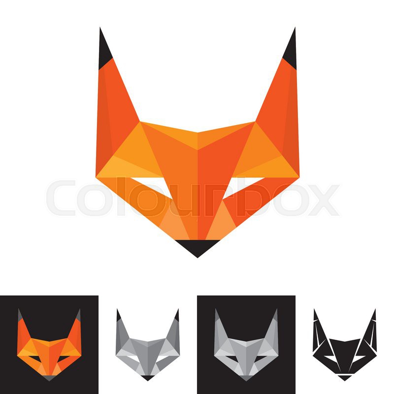 800x800 Fox Head Face Logo