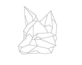 340x270 Geometric Fox Vector Etsy Nz