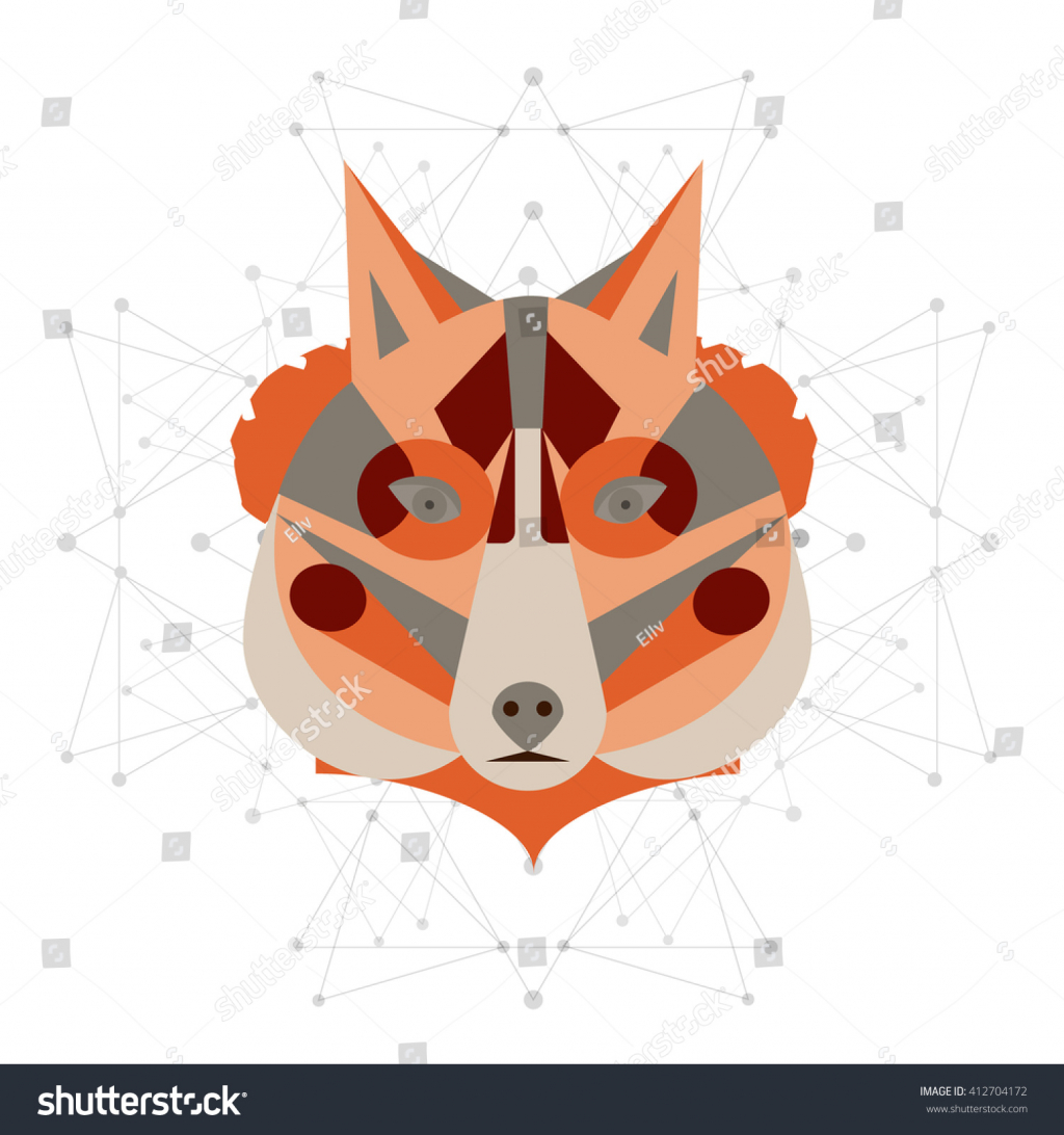 1024x1092 Accessories Geometric Fox Enchanting Geometric Fox Vector Logo