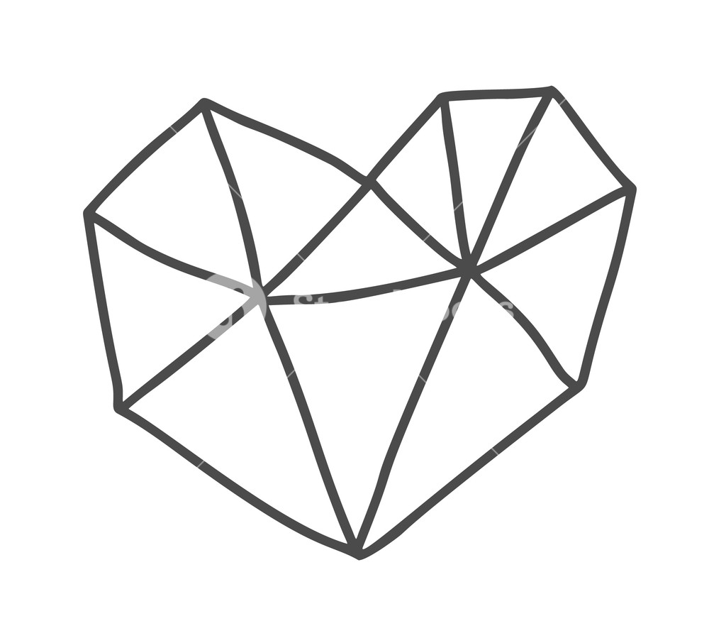 Hand Drawn Geometric Scandinavian Velentines Day Heart Vector 1000x875 Hand Drawn Geometric Scandinavian Velentines Day Heart Vector