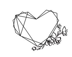 Polygon Heart Free Vector Art 250x200 Polygon Heart Free Vector Art