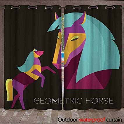 425x425 Renteriadecor Outdoor Curtain For Patio Geometric