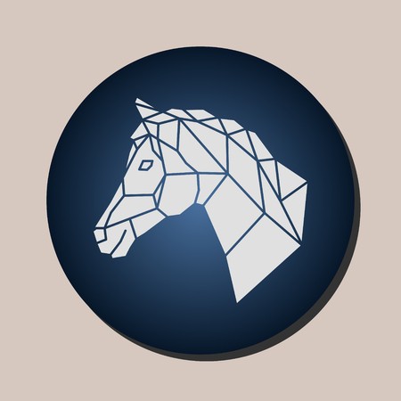 450x450 Vector Images Of Horse Head Design On Beige Background Horse