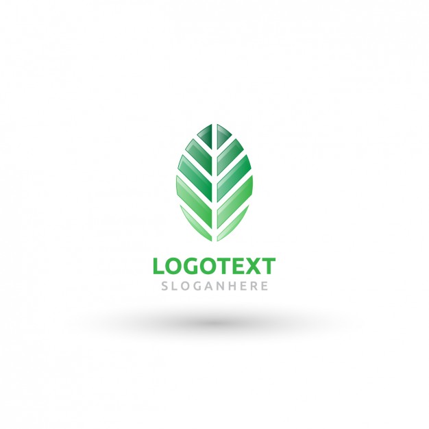 626x626 Geometric Leaf Logo Vector Free Download
