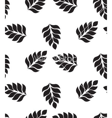 380x400 Geometric Seamless Pattern Modern Floral Leaves Vector