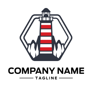300x300 Lighthouse Geometric Logo Vector Buy The Logo Vector Format