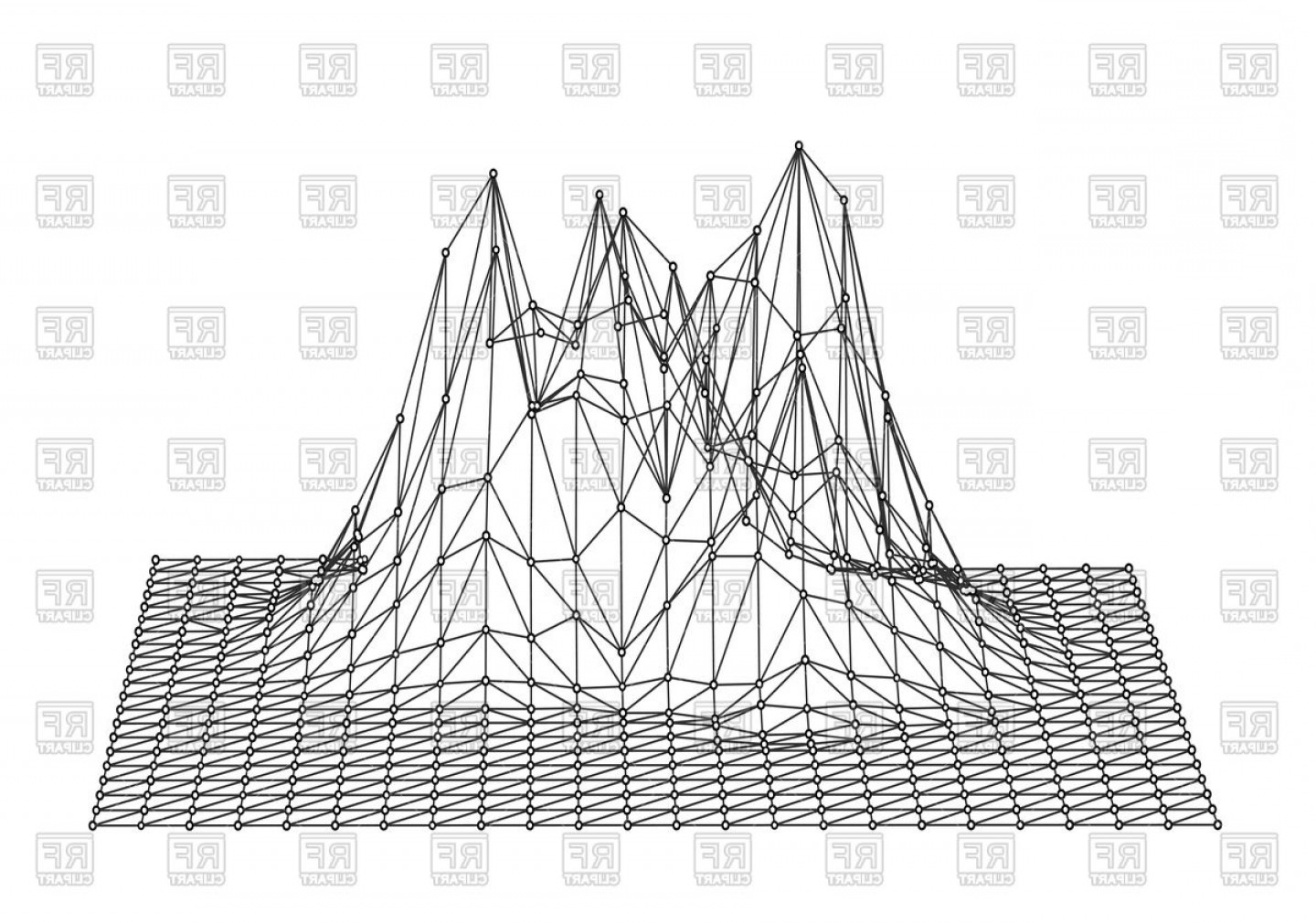 1440x1010 Low Poly Geometric D Mountain Landscape Vector Clipart Soidergi