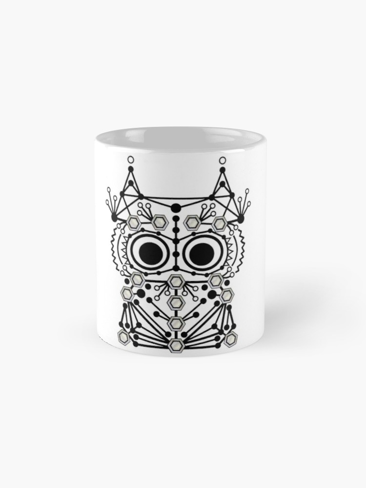 750x1000 Geometric Owl Vector Mug