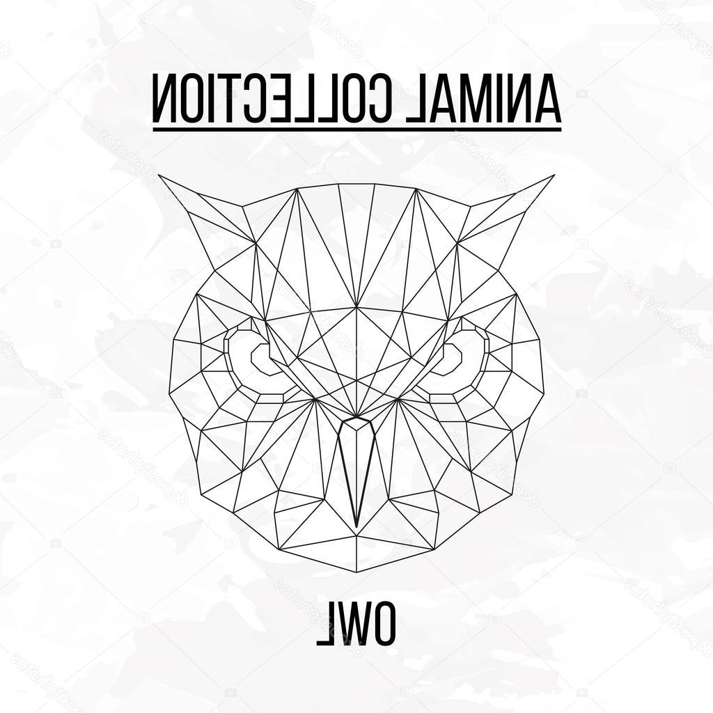 1024x1024 Top Geometric Owl Head Vector Photos Vector Images Design
