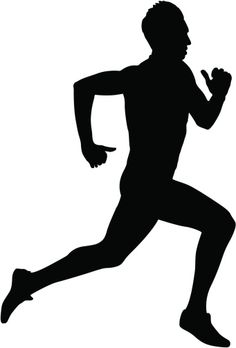 236x348 Guy Running Silhouette