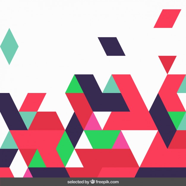 626x626 Background Made With Geometrical Shapes Vector Free Download