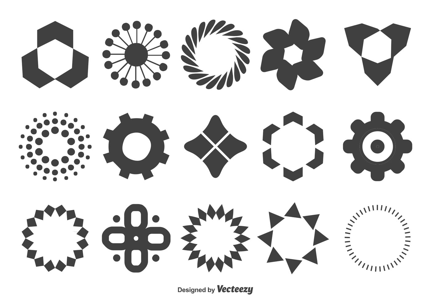 1400x980 Shapes Free Vector Art