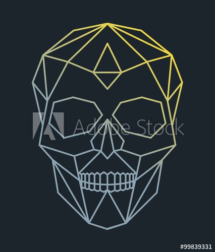Geometric Skull 426x500 Geometric Skull