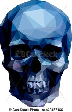 Blue Skull Vector 236x367 Blue Skull Vector