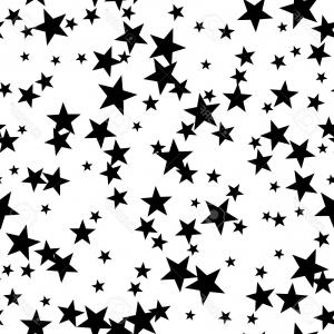 300x300 Patriotic White And Blue Geometric Seamless Pattern With Stars