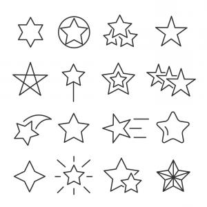 300x300 Geometric Seamless Pattern With Stars Squares Circles Triangles